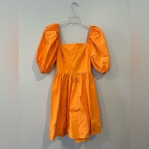 a new day Bright Orange Dress